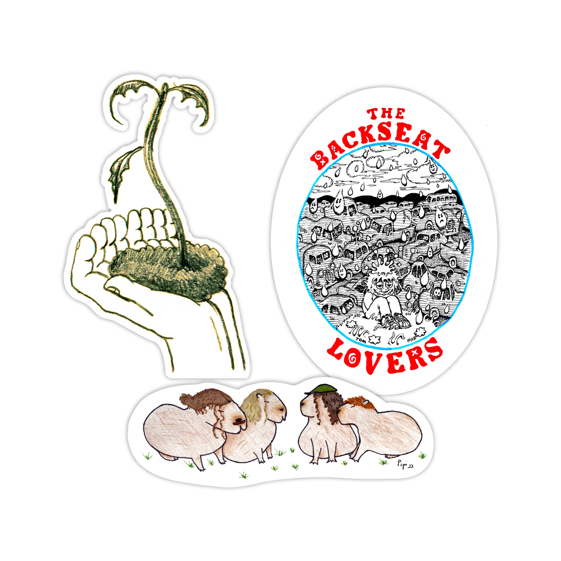 Waiting to Spill Sticker Pack