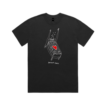 Gnome Tee - Faded Black